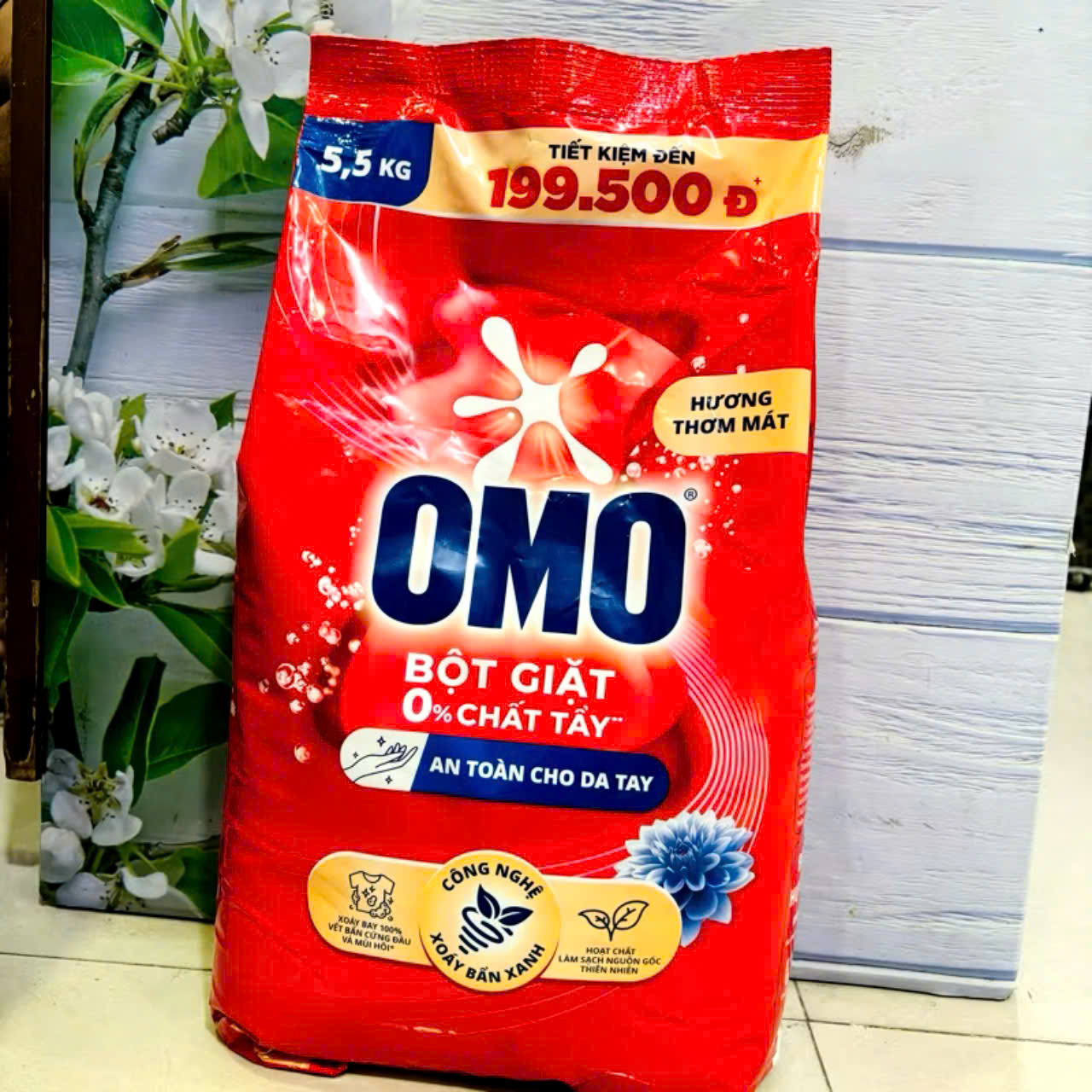 Bột giặt Omo Sạch cực nhanh 5.5kg