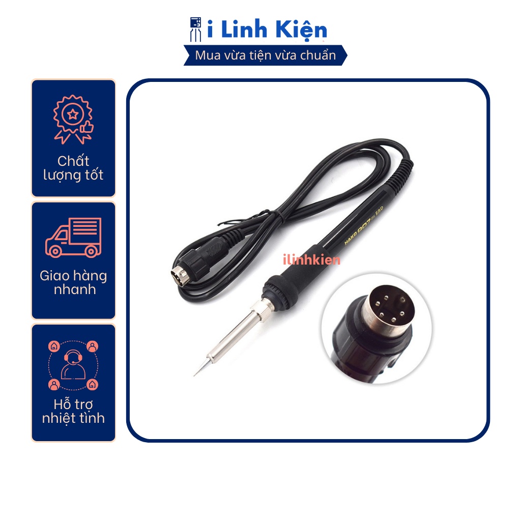Tay hàn HAKKO 907A dùng cho trạm HAKKO936/937 ( cổ sắt, cổ nhựa )