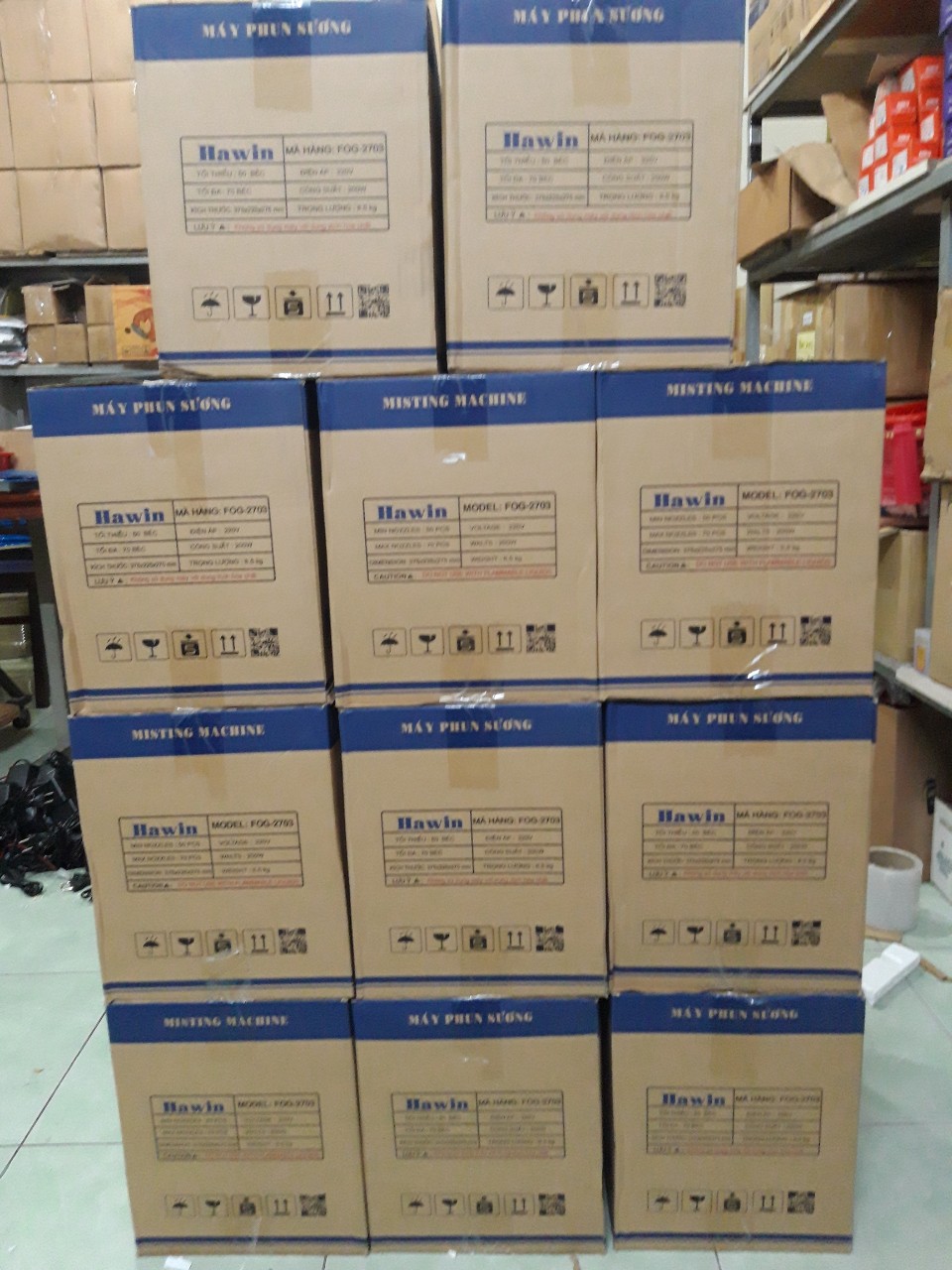 Máy phun sương FOG-2703 (phun được 50-70 béc)