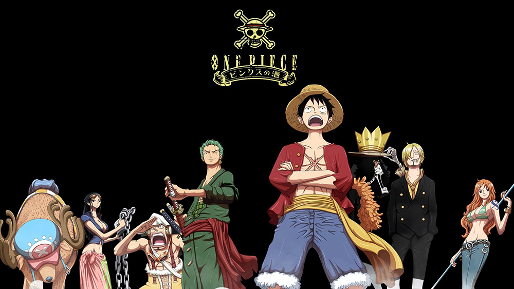 Poster A3 dán tường Anime, decal 30x42 trang trí có keo one piece wallpaper 1