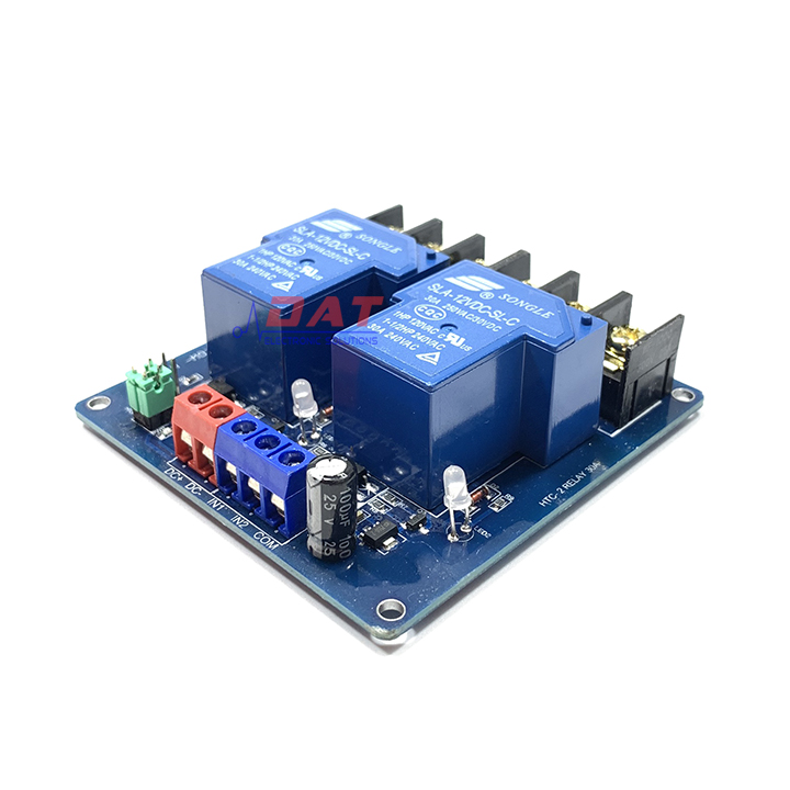 [HCM]Module 2 Relay 30A - 12V Kích High/Low HTC