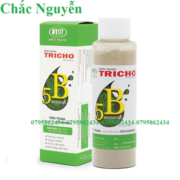 CHẾ PHẨM SINH HỌC TRICHODERMA BACILLUS TRICHO-5B 50GR ChacNguyenshop