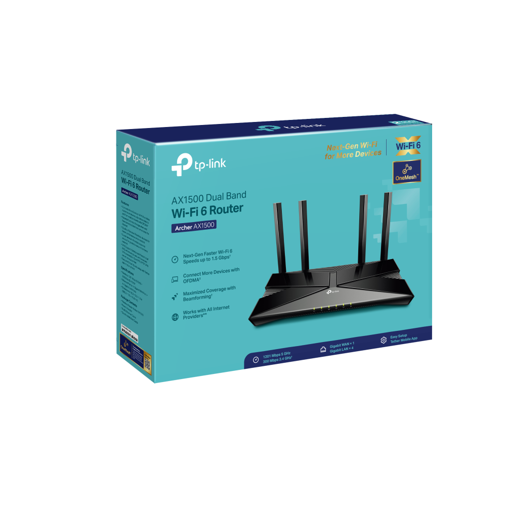 Phát WiFi 6 TP-Link Archer AX1500M - One Mesh