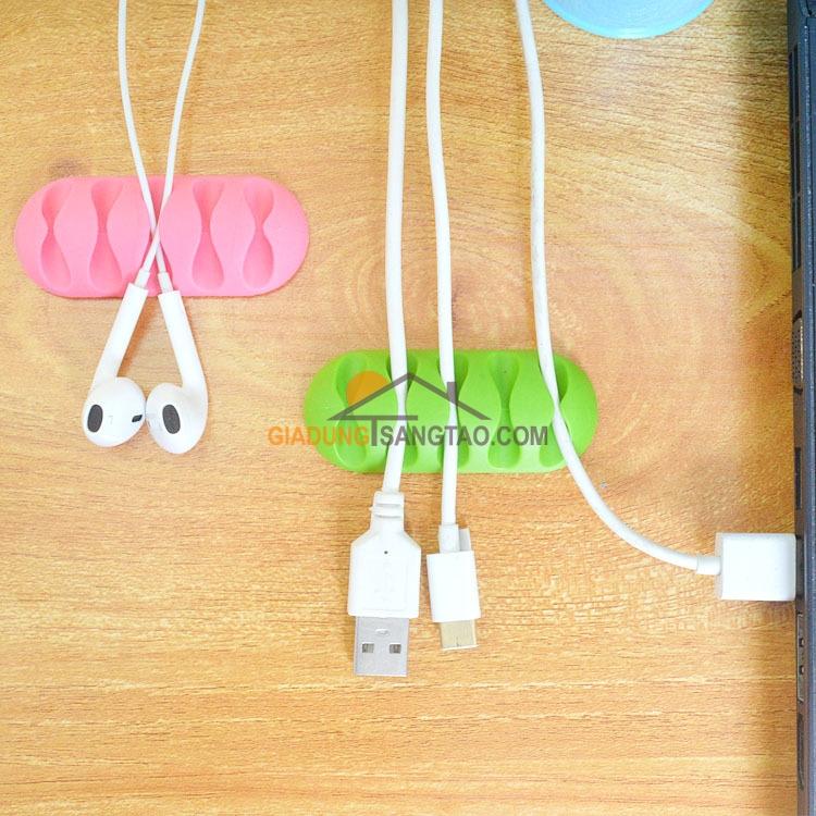 Nút giữ dây sạc cáp gọn gàng M2