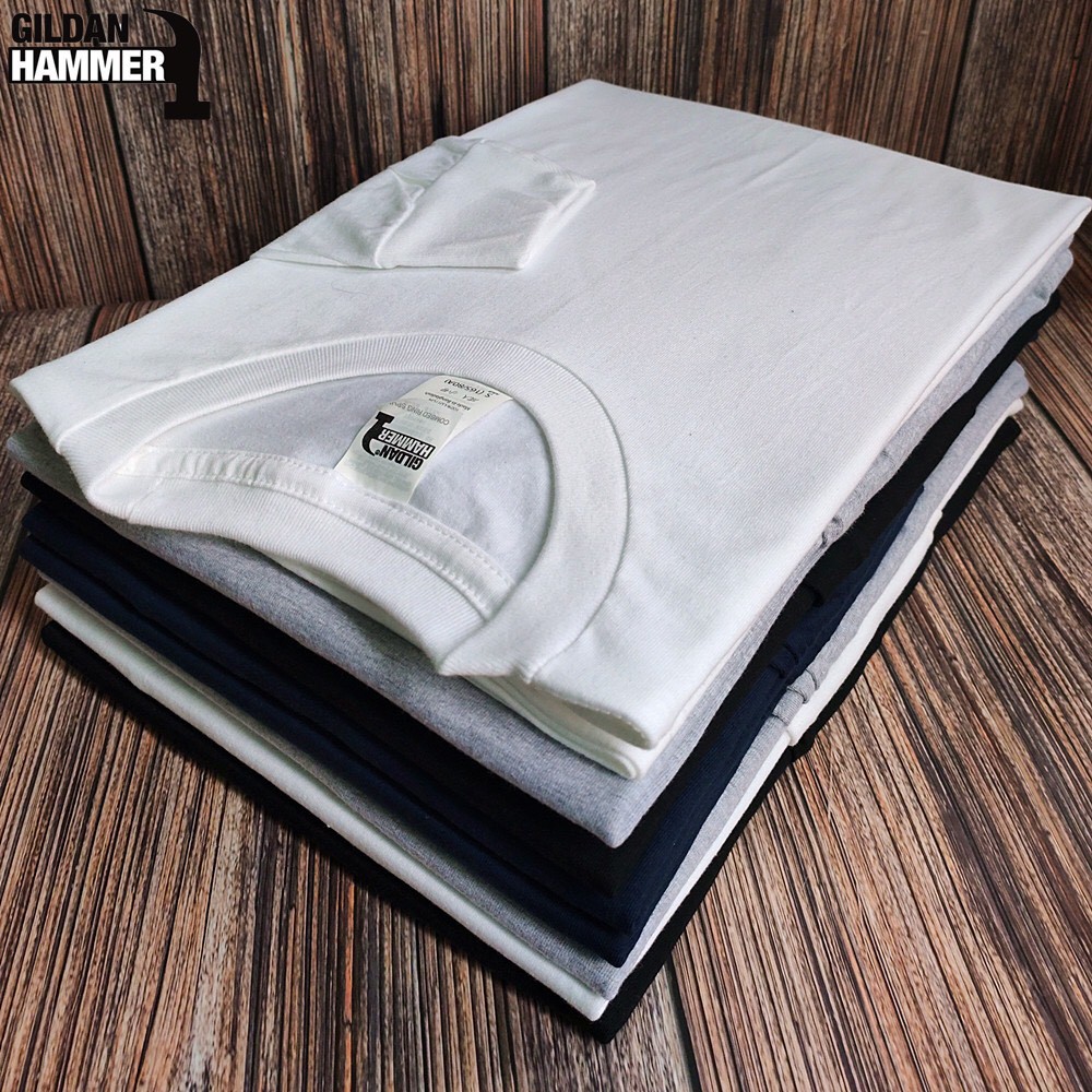 [ÁO THUN MỸ] Áo thun Gildan Hammer dài tay 100% cotton [MÃ HA40]