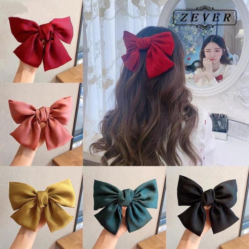 Dây Buộc Tóc / Kẹp Tóc Hình Nơ Thời Trang Dễ Thương Cho Nữ