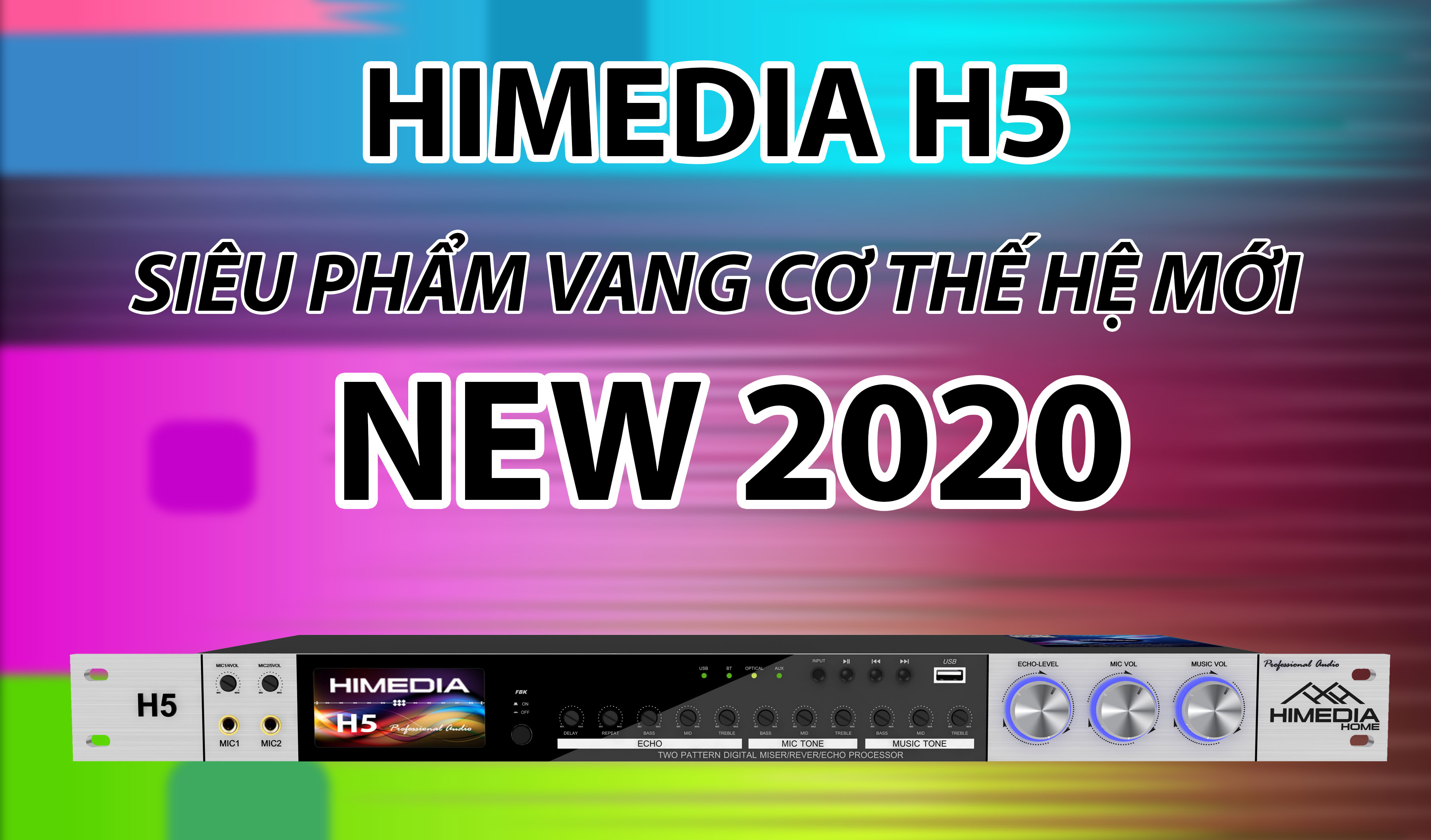 Vang cơ Karaoke chính hãng Himedia H5