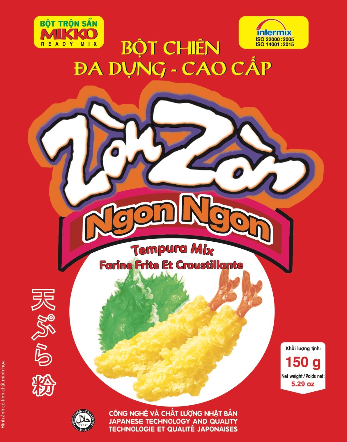 Bột chiên Zòn Zòn Ngon Ngon 150gr - Mikko Hương Xưa