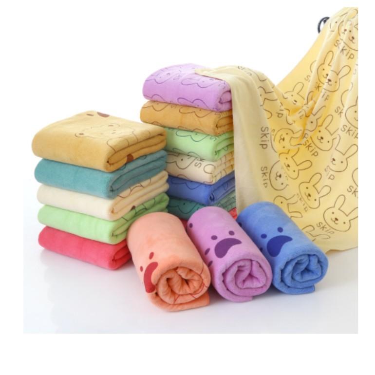Khăn mặt siêu mềm mịn cao cấp 25x50cm ( giao màu ngẫu nhiên)