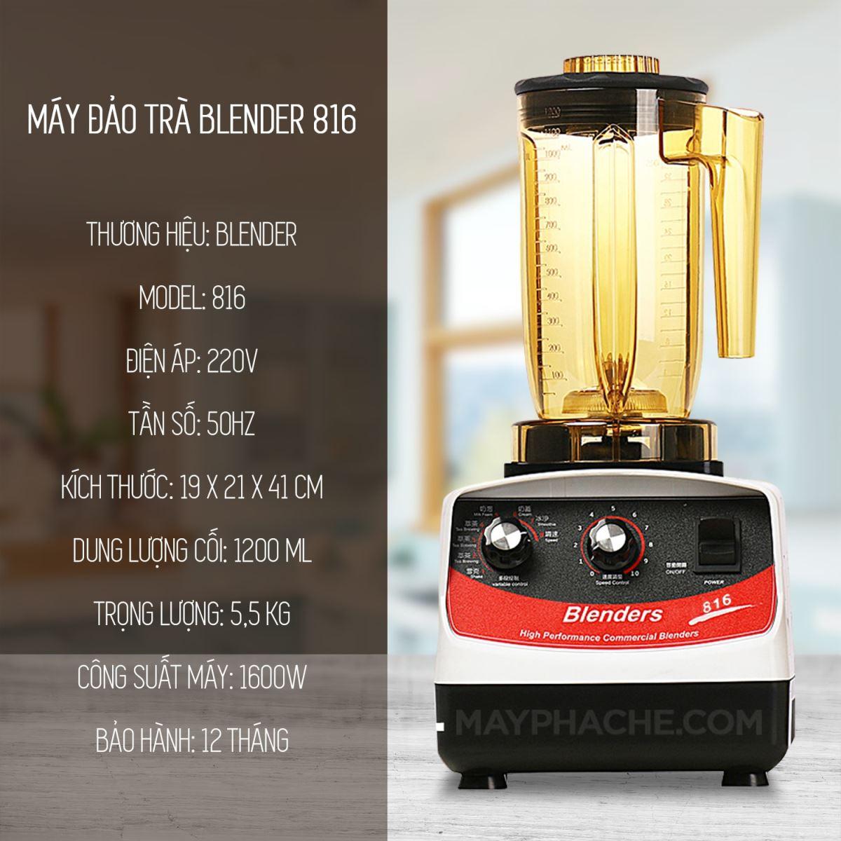Máy đảo trà Blender 816 ( 4 cối)