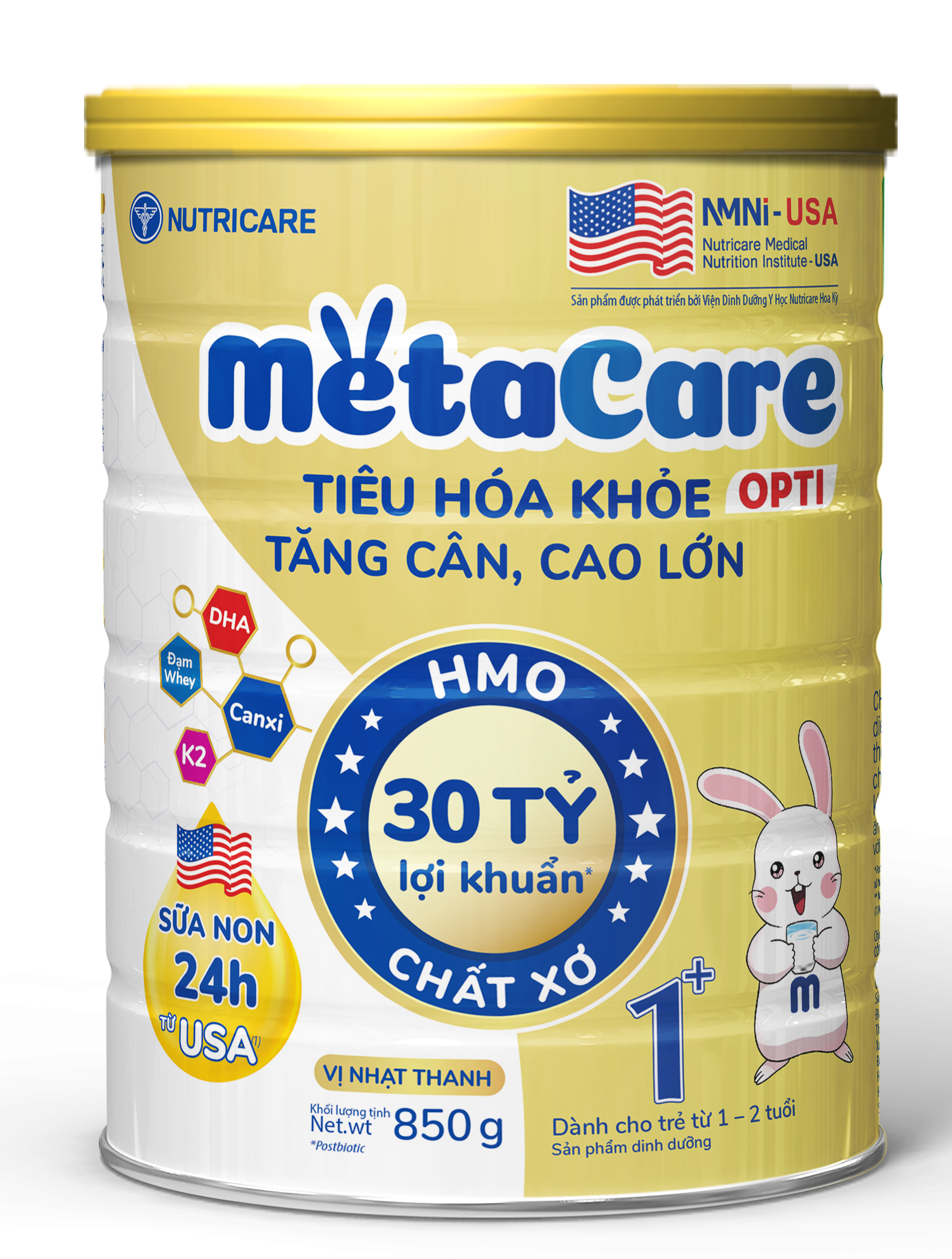 Sữa bột Metacare  opti 1+ 850g Nutricare