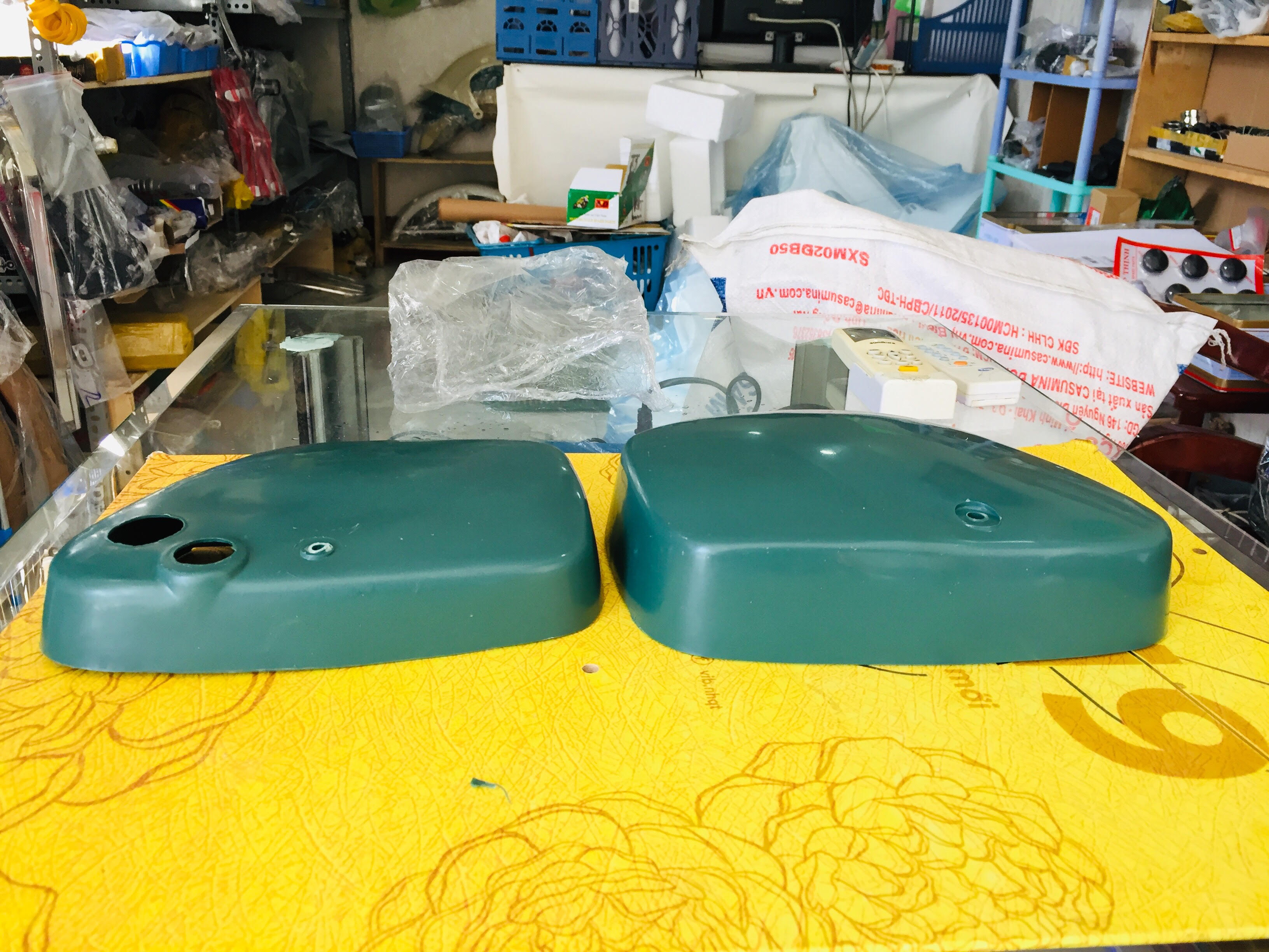 cặp nắp cốp cub 78 xanh đậu