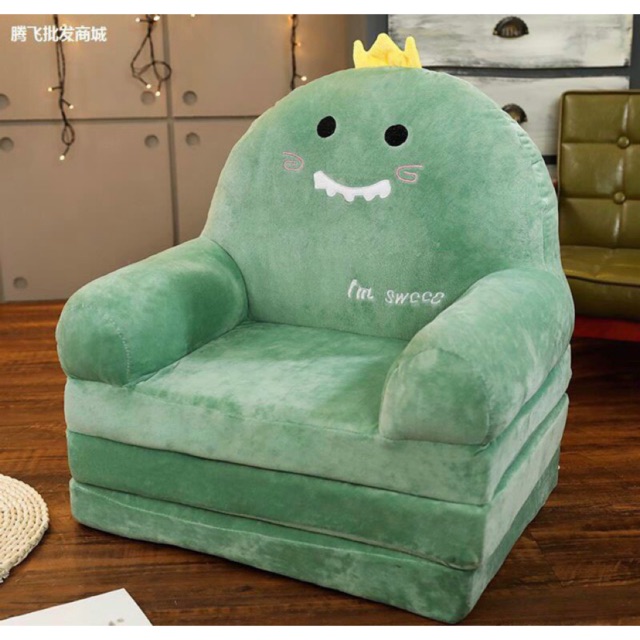 Ghế đệm sofa cho bé siêu mềm mại, sản phẩm mang chất lông nhung cực kì mịn đẹp, màu sắc bền, sinh động, là người bạn thân thiết không thể thiếu của các bé