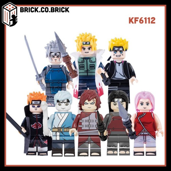KF6112 - Naruto Phiên Bản Mới  - Mitsuki Gaara Pain - Đồ Chơi Lắp Ráp Minifigures Và Non Lego Manga Anime