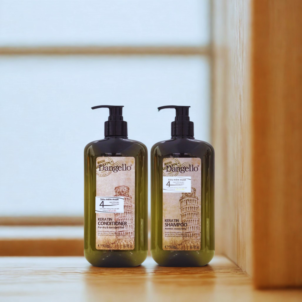 Keratin Dangello Super Smooth Shampoo and Conditioner