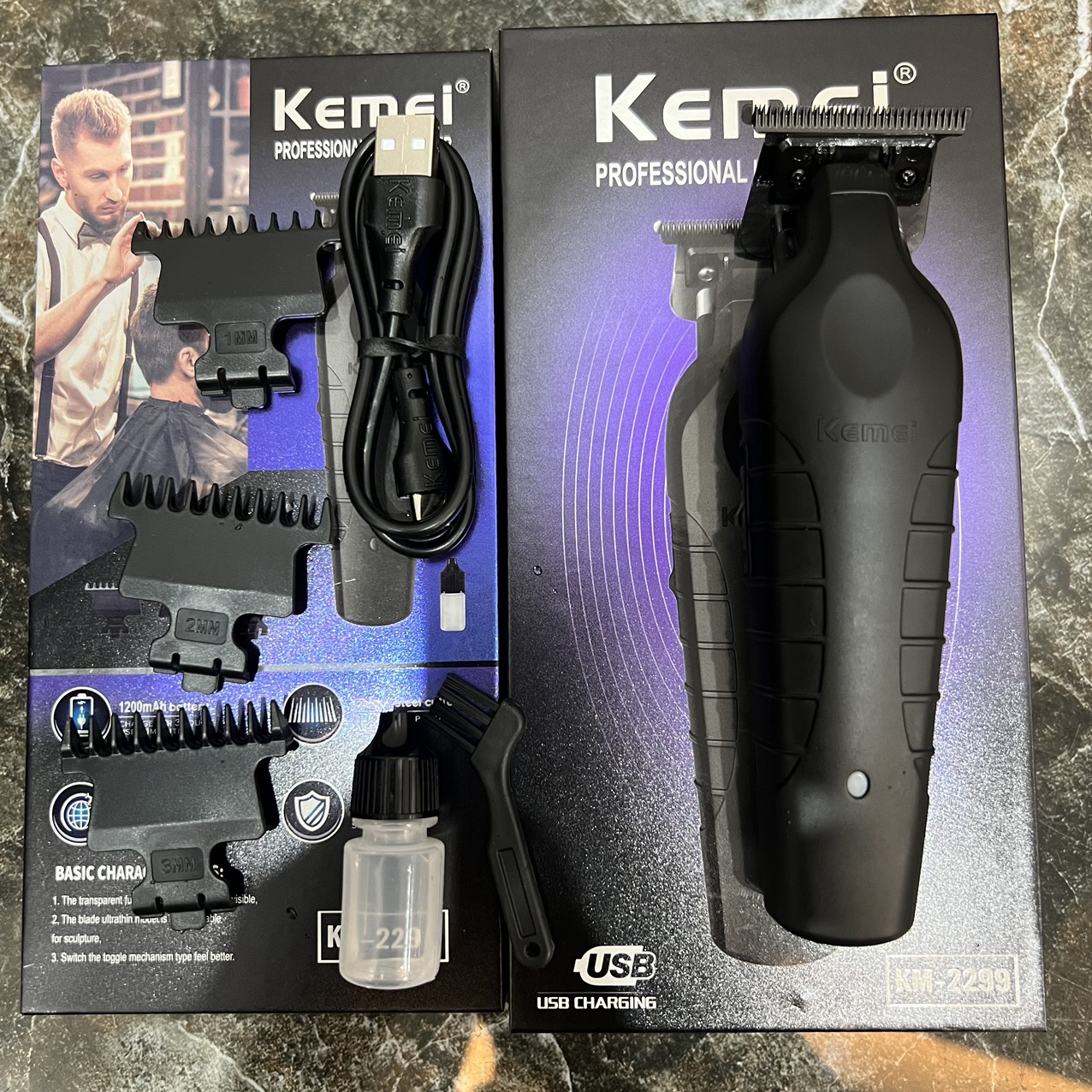 Tông đơ chấn viền KEMEI 2299 cao cấp