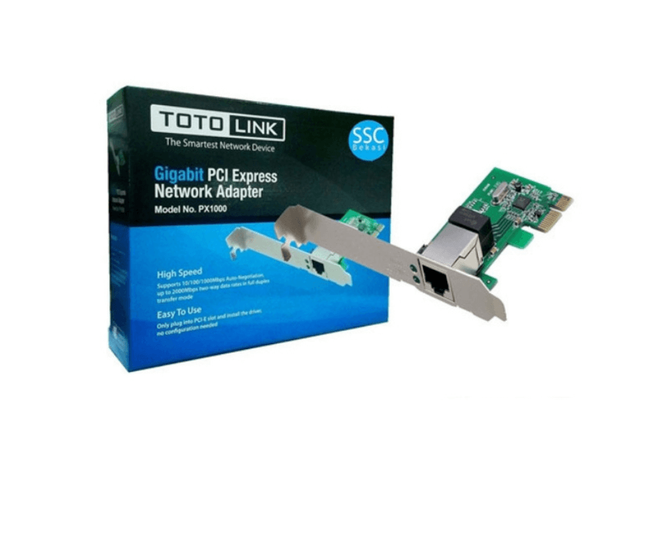 Card mạng PCI-E Gigabit Totolink PX1000