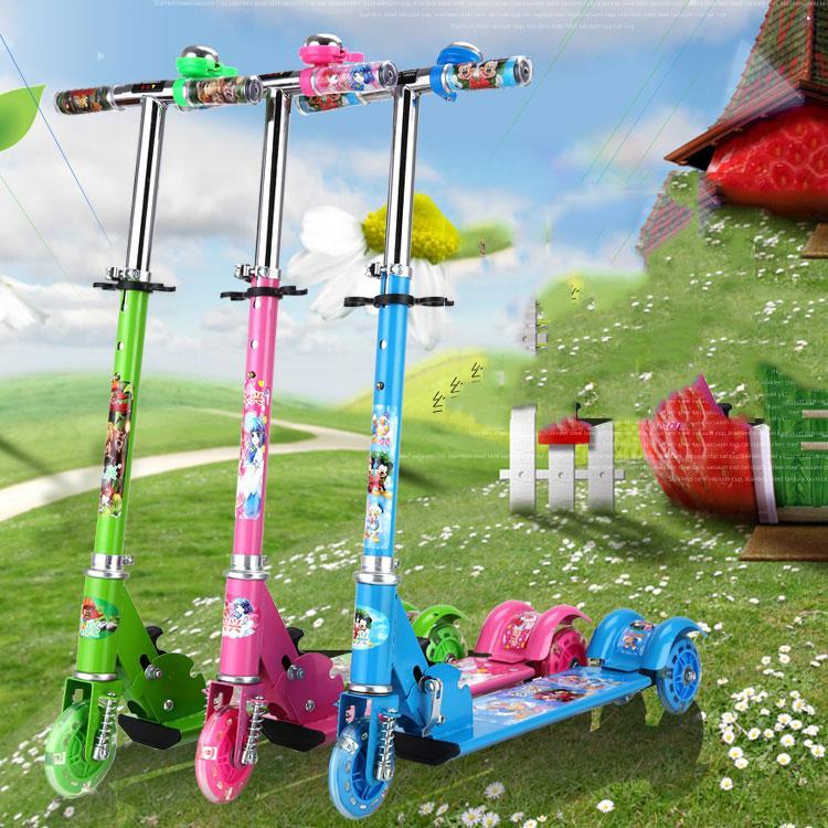 Xe trượt Scooter xe scooter bánh xe có đèn, xe trượt cho bé
