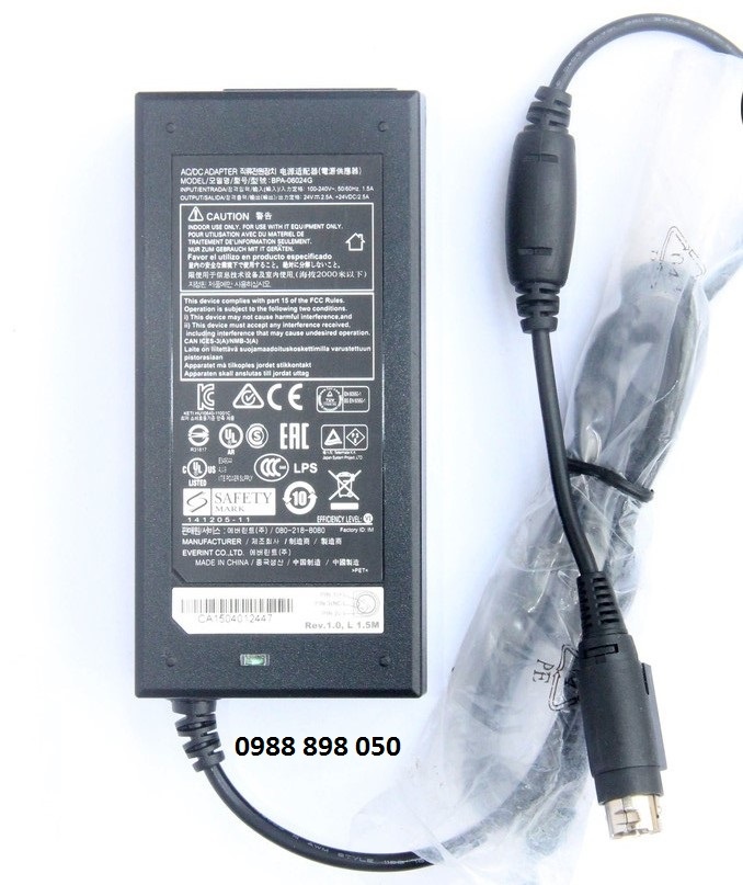 Dây nguồn máy in hóa đơn IPOS PRP-080