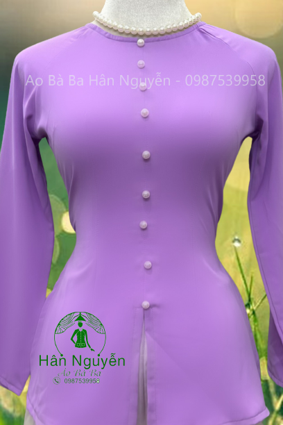 (Áo Lẻ) ÁO BÀ BA LỤA TRƠN TẮM Ý DÂY KÉO