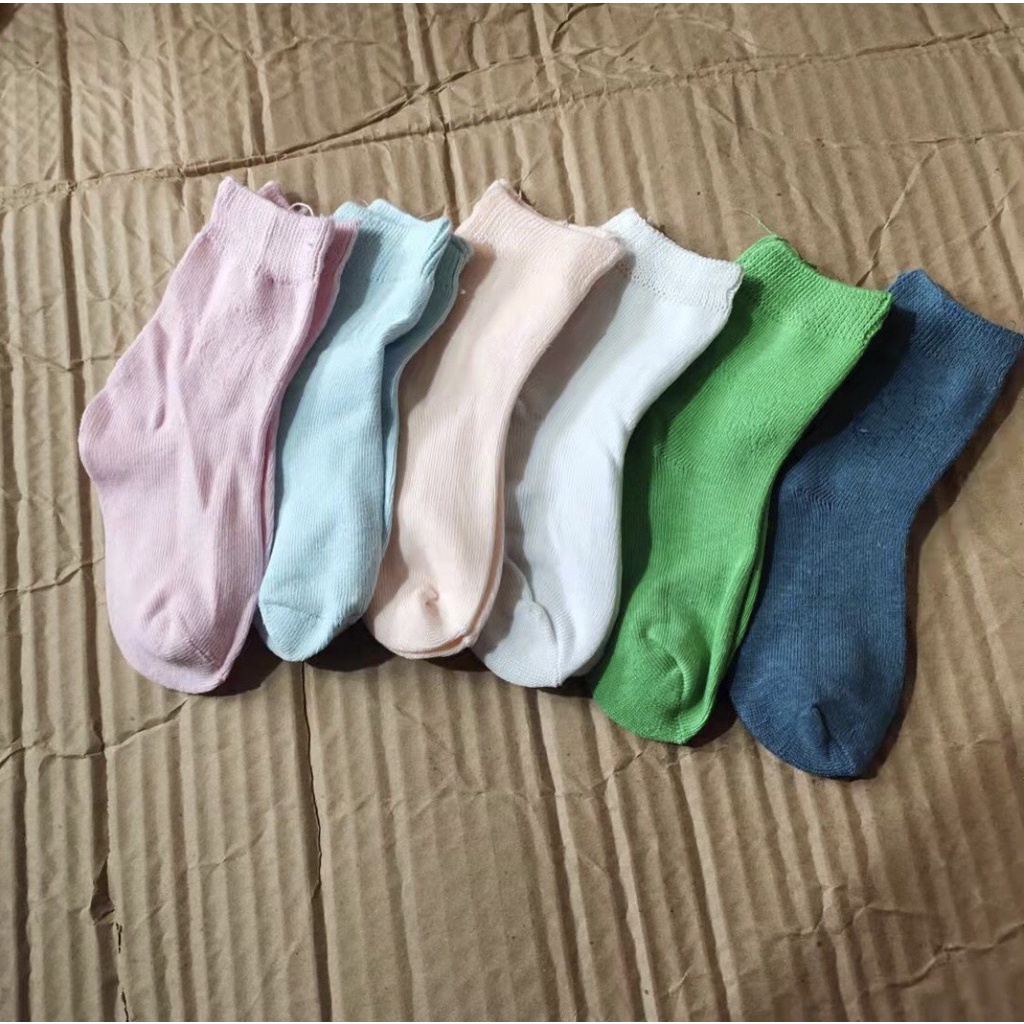 10 đôi tất vớ sơ sinh, trẻ em cotton cổ cao