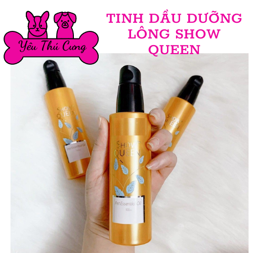 Tinh dầu dưỡng lông show queen dành cho thú cưng-YÊU THÚ CƯNG