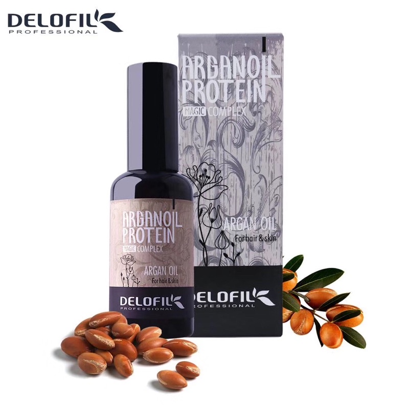 Tinh Dầu Dưỡng Tóc Argan Oil Protein Delofil
