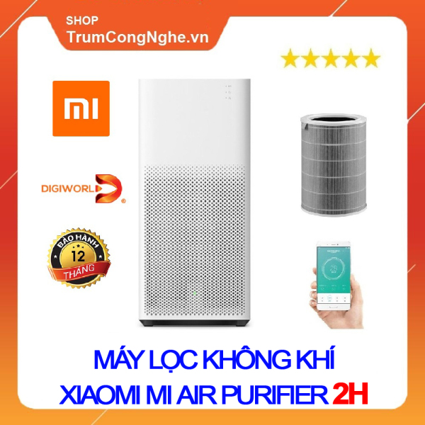Máy Lọc Không Khí Xiaomi 2H Mi Air Purifier, diệt khuẩn, lọc bụi mịn 0.3μm 2,5 PM , khử mùi - Phân Phối Chính Hãng