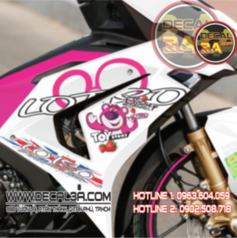 TEM RỜI WINNER V3 150 GẤU DÂU LOTSO