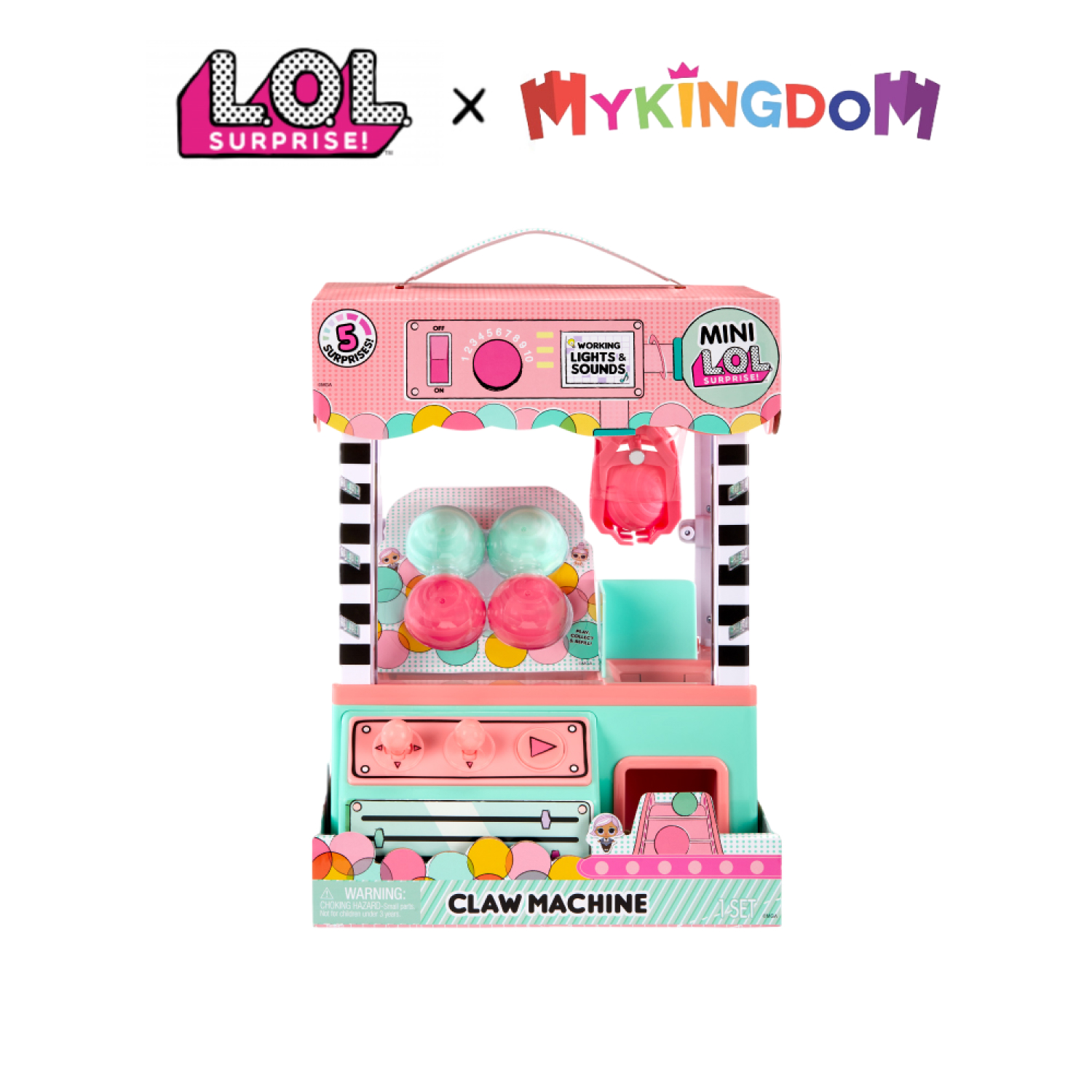 Đồ chơi lol surprise trò chơi máy gắp búp bê mini 583974euc