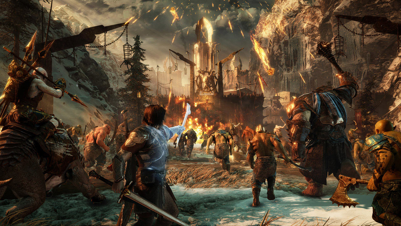 Đĩa game Shadow Of War Definitive Edition PS4