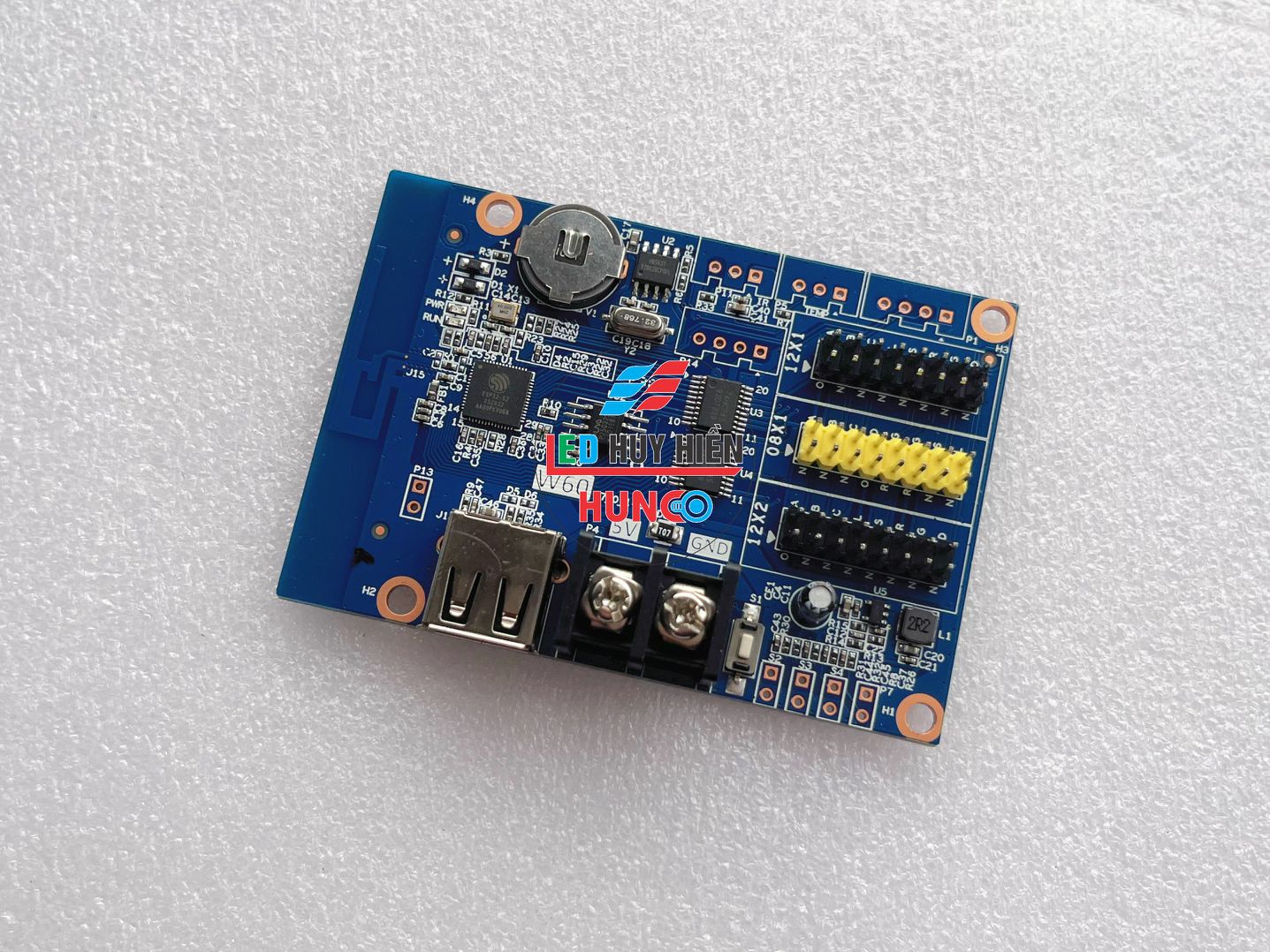 Mạch HD W60 (USB WIFI) hỗ trợ 2 tầng module led 13 màu