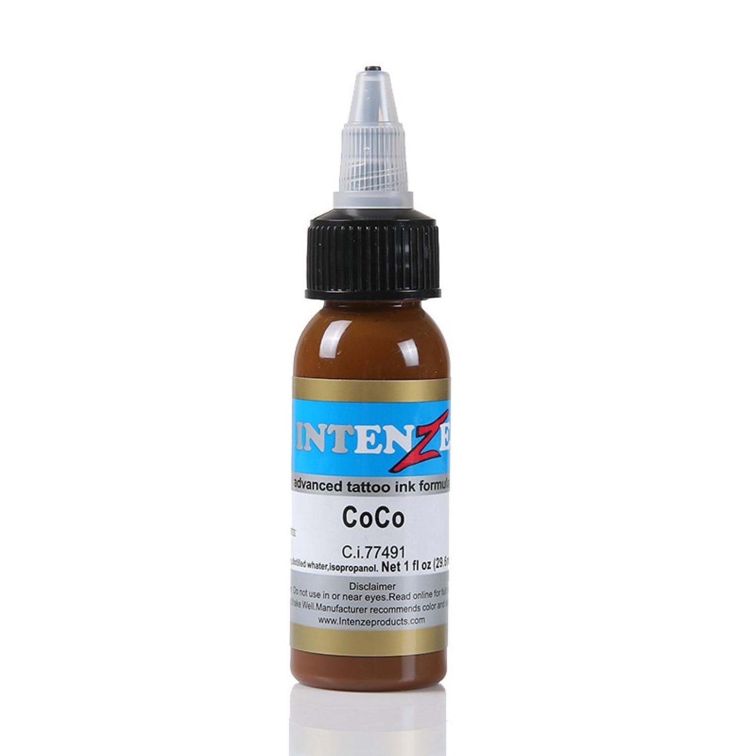 💗freeship💗 mực xăm hình màu nâu coco 30ml 1oz.