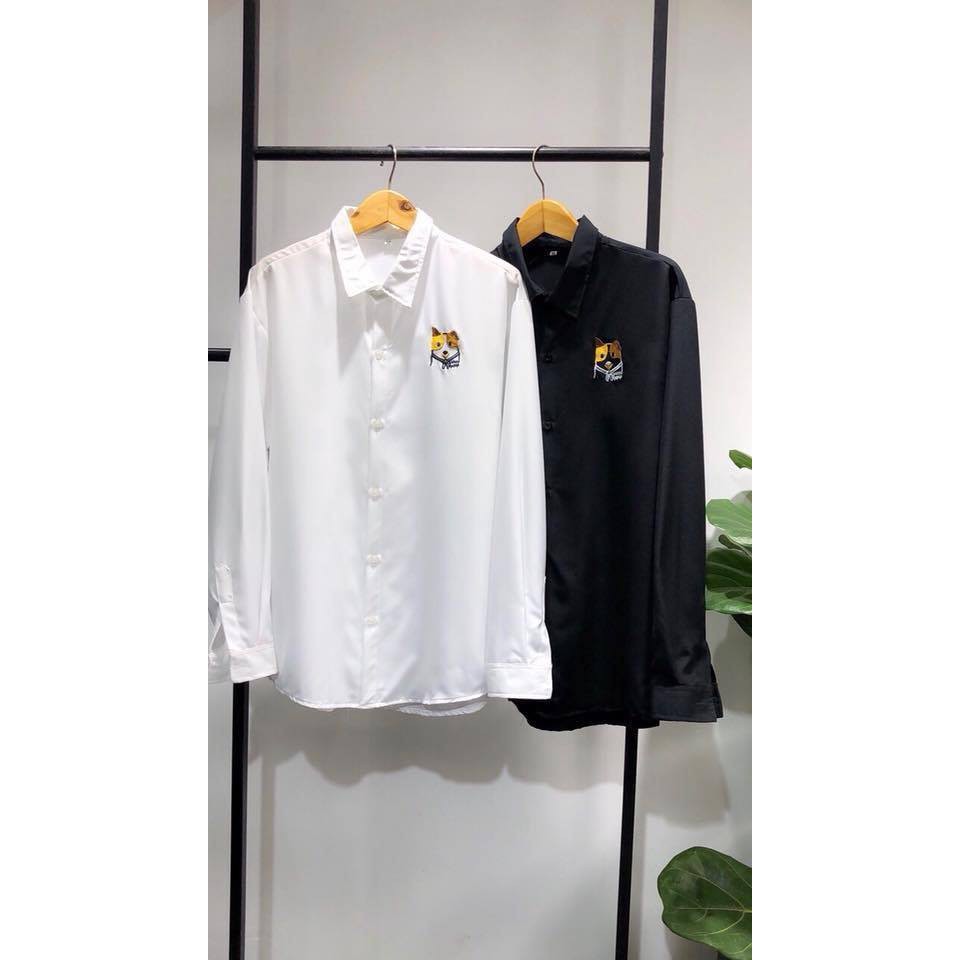 [Cường Store] Áo Sơ mi thêu hình thú