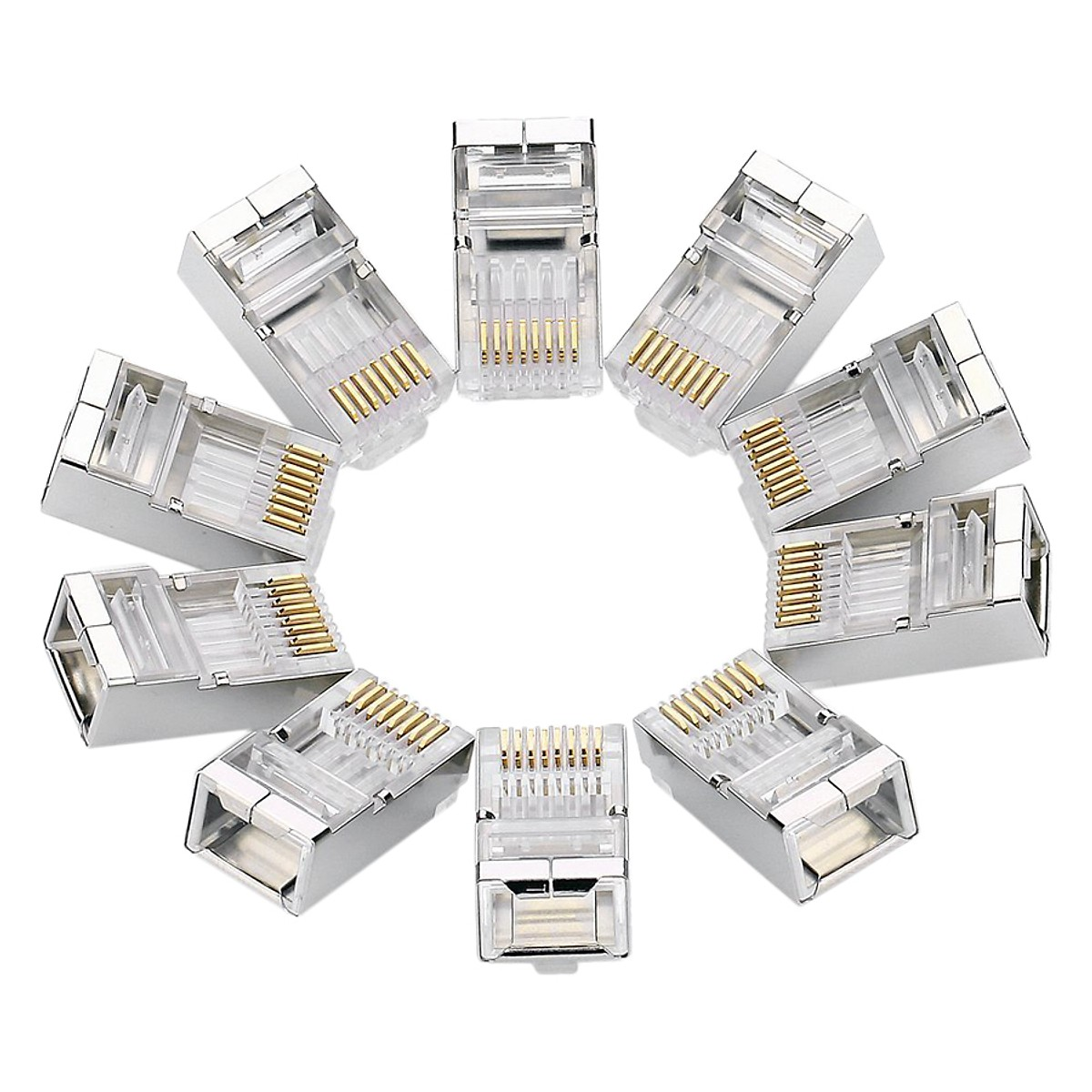 Hạt mạng RJ45 Cat6 túi 10c Ugreen 20333 cao cấp