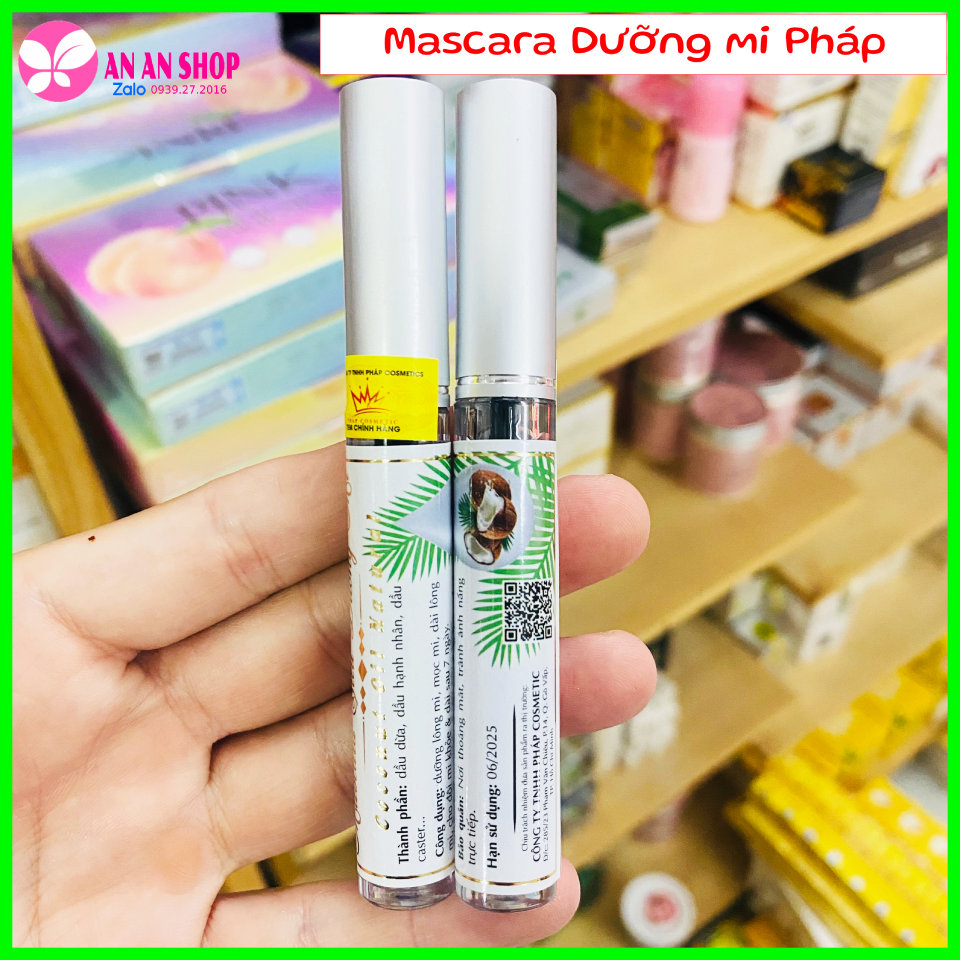 [Siêu Hot] Mascara Dưỡng Mi Pháp - Siêu dưỡng mi tinh chất dầu dừa Pháp Cosmetic - Dưỡng Mi dày sau 7 ngày