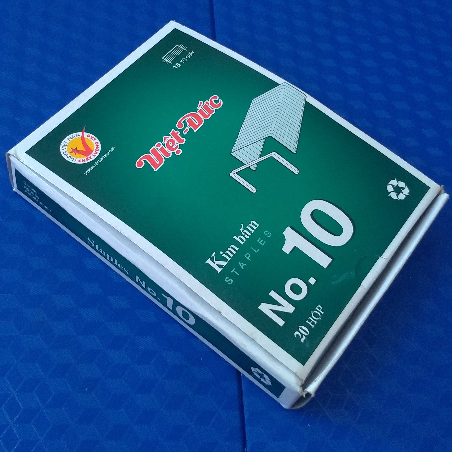 KIM BẤM NO.10 VIỆT ĐỨC (HỘP 20 HỘP NHỎ)