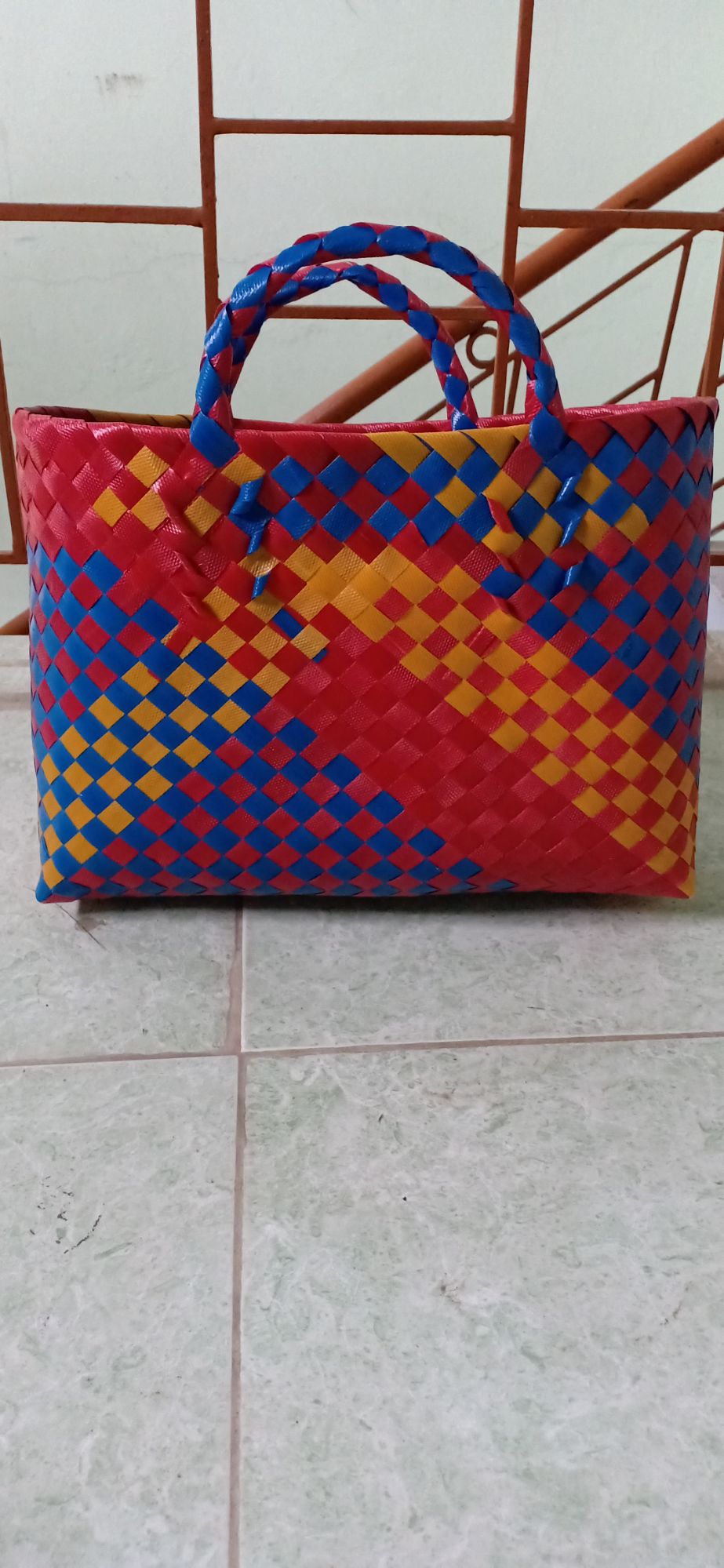 Làn đi chợ, làn thủ công, là đan tay, giỏ sách đi chợ