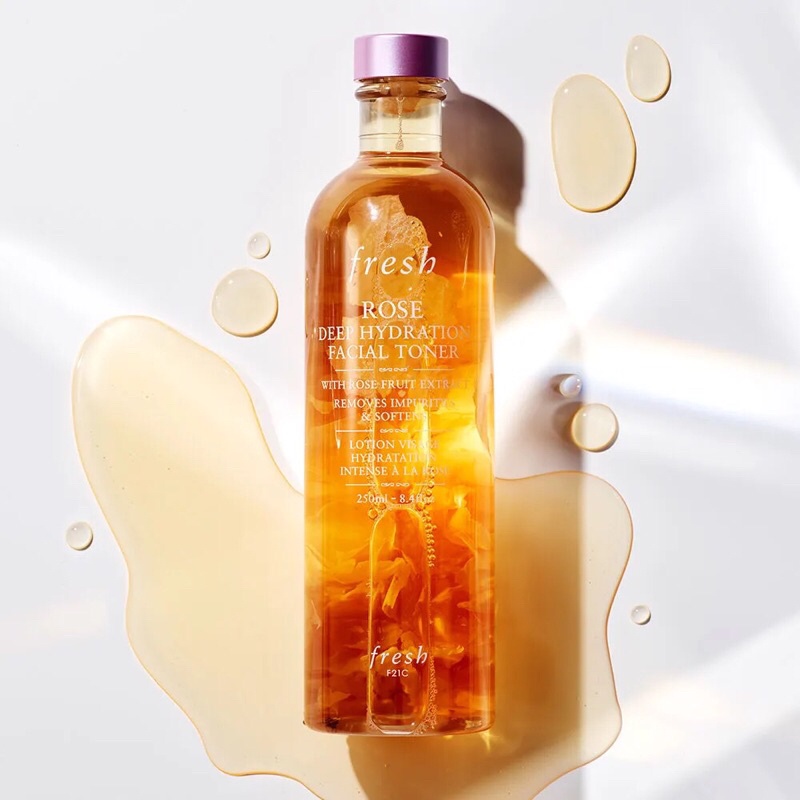 Nước hoa hồng Fresh Rose Deep Hydration Facial Toner