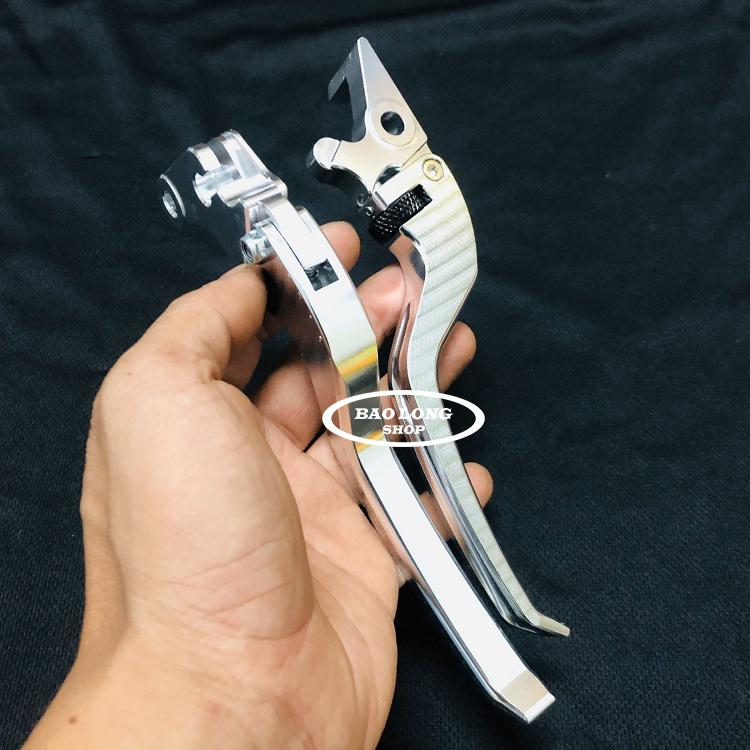 Tay thắng côn RCB V6 dành cho EXCITER,WINNER...(màu bạc)