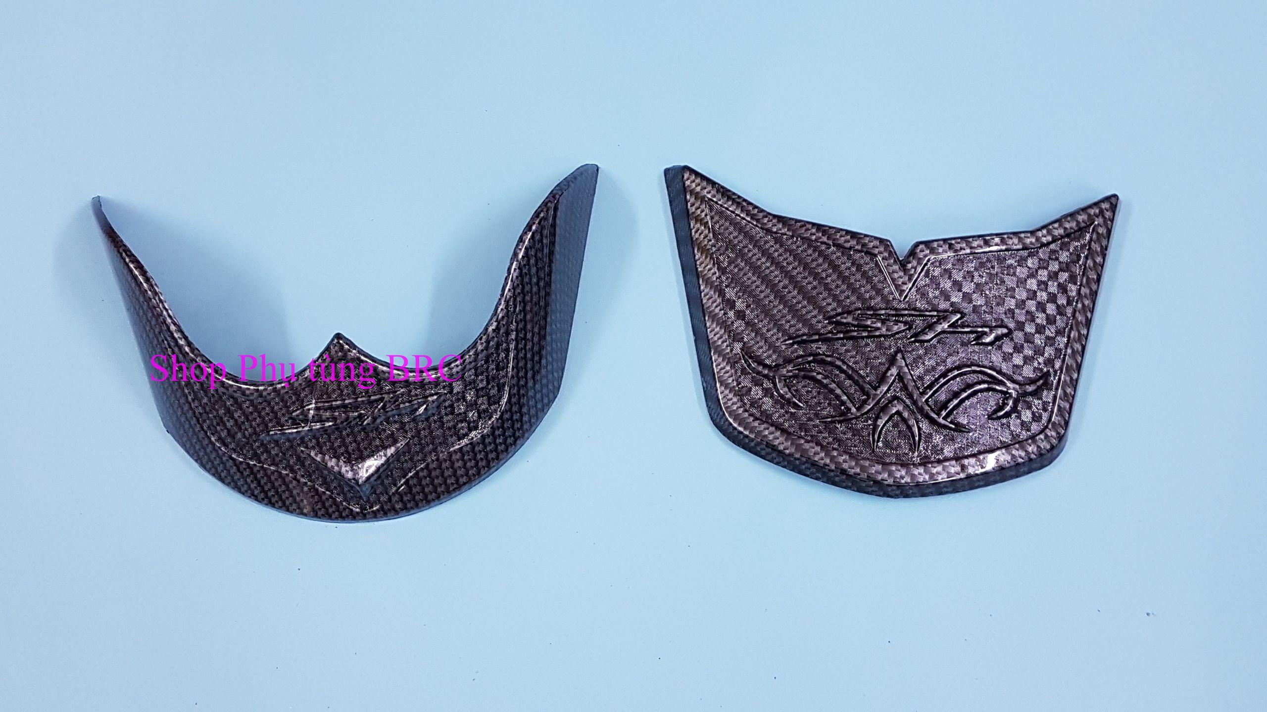 Bộ ốp mỏ dè trước sau phủ cacbon xe SH mode 2013 - 2019