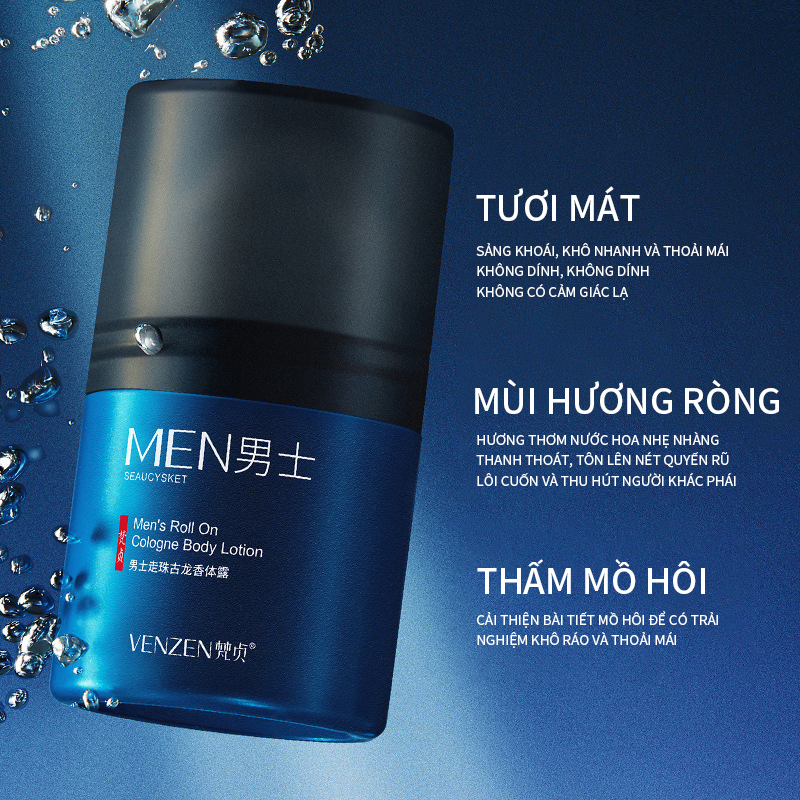 Lăn Ngăn Mùi NIVEA MEN Cool Kick Mát Lạnh (50ml)