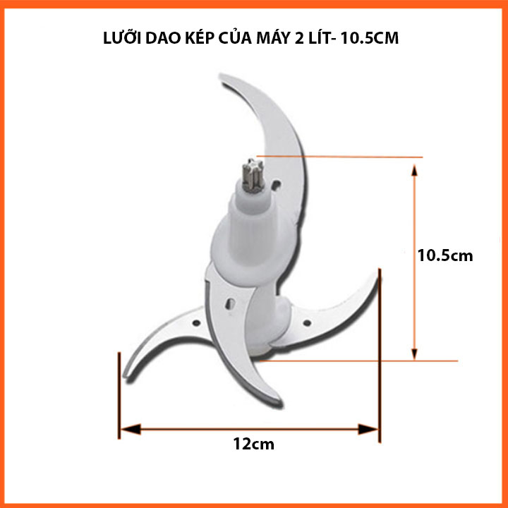 Lưỡi dao kép dùng cho máy xay thịt đa năng