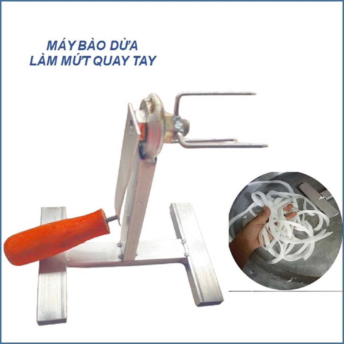MÁY BÀO DỪA LÀM MỨT