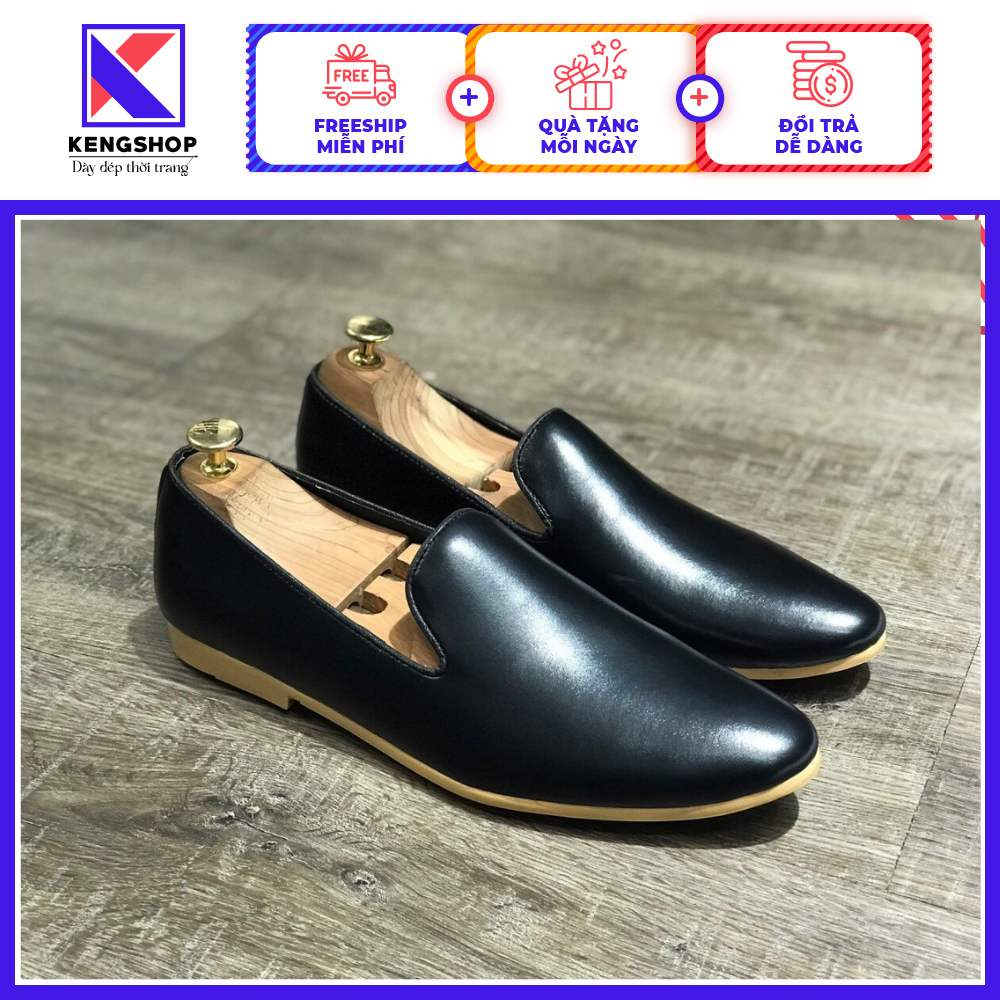 [HCM]Giày Tây Trơn Đế Vàng Lịch Lãm