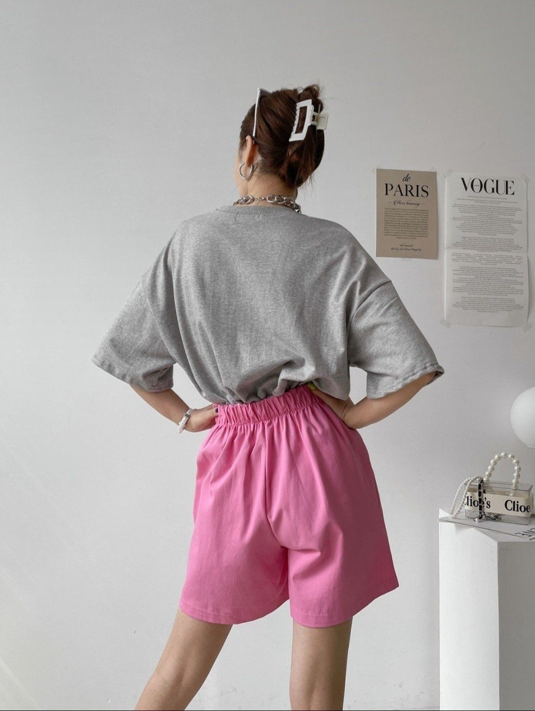 [ogniM Seoul] Korean-style slim fit cotton shorts (Made in Korea)