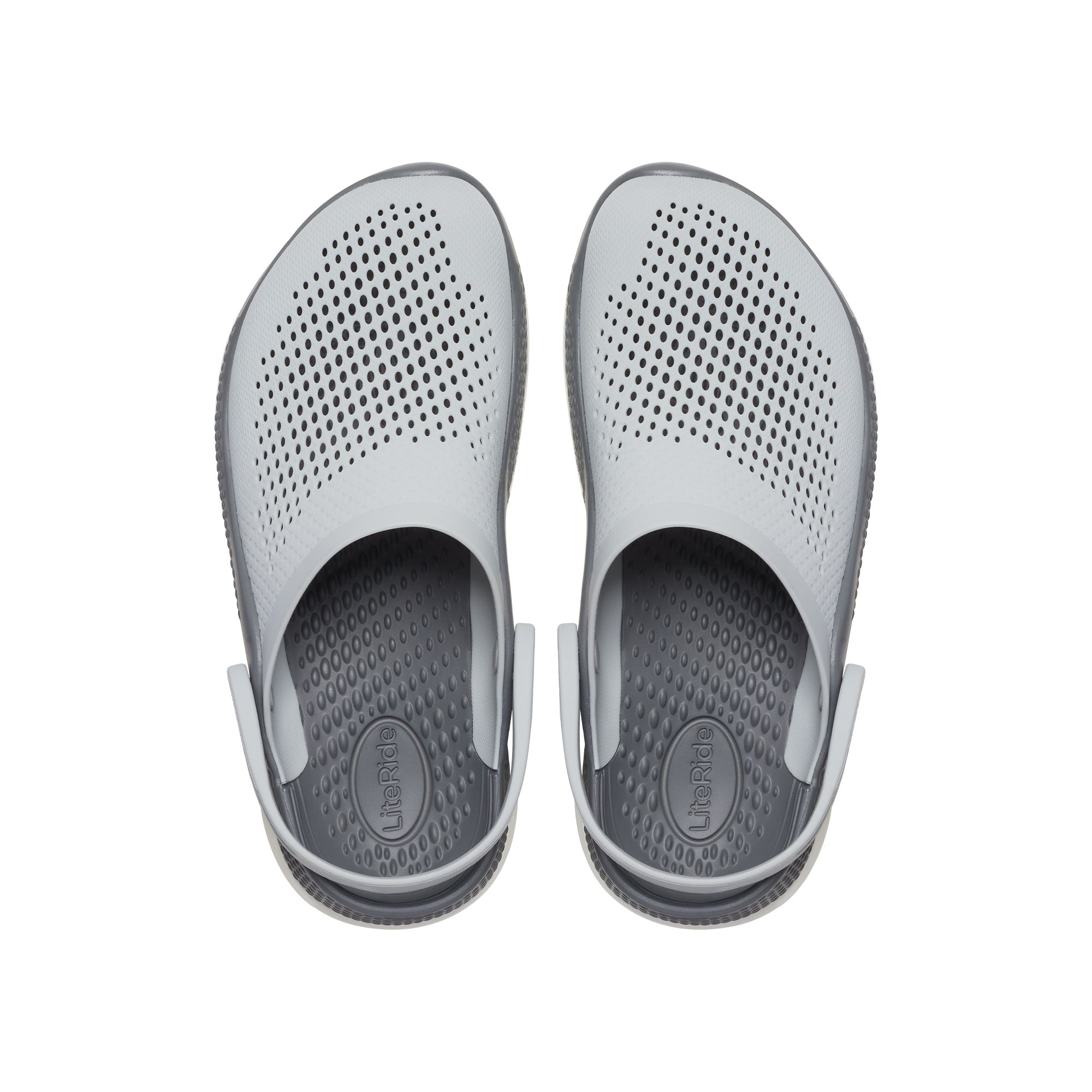 Giày Clog Unisex Crocs Literide 360 - Light Grey/Slate Grey