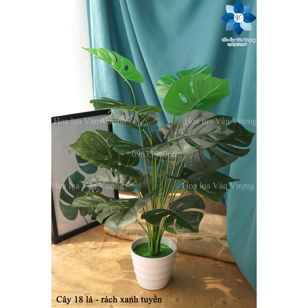 Cây Giả Cây 18 Lá Cỡ To 70Cm