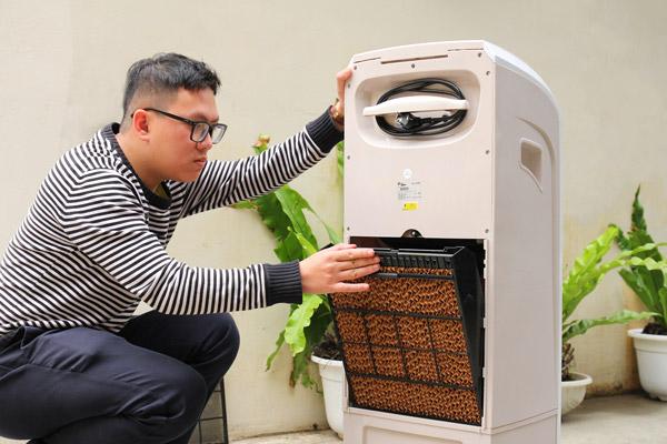 [HCM][Trả góp 0%]QUẠT LÀM MÁT CAO CẤP FUJI AC-11DB