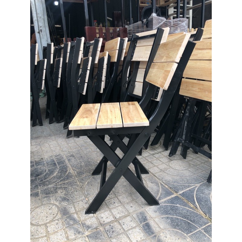 GHẾ GỖ THÔNG QUÁN NHẬU - CAFE